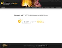 Tablet Screenshot of bascotecniasteel.com